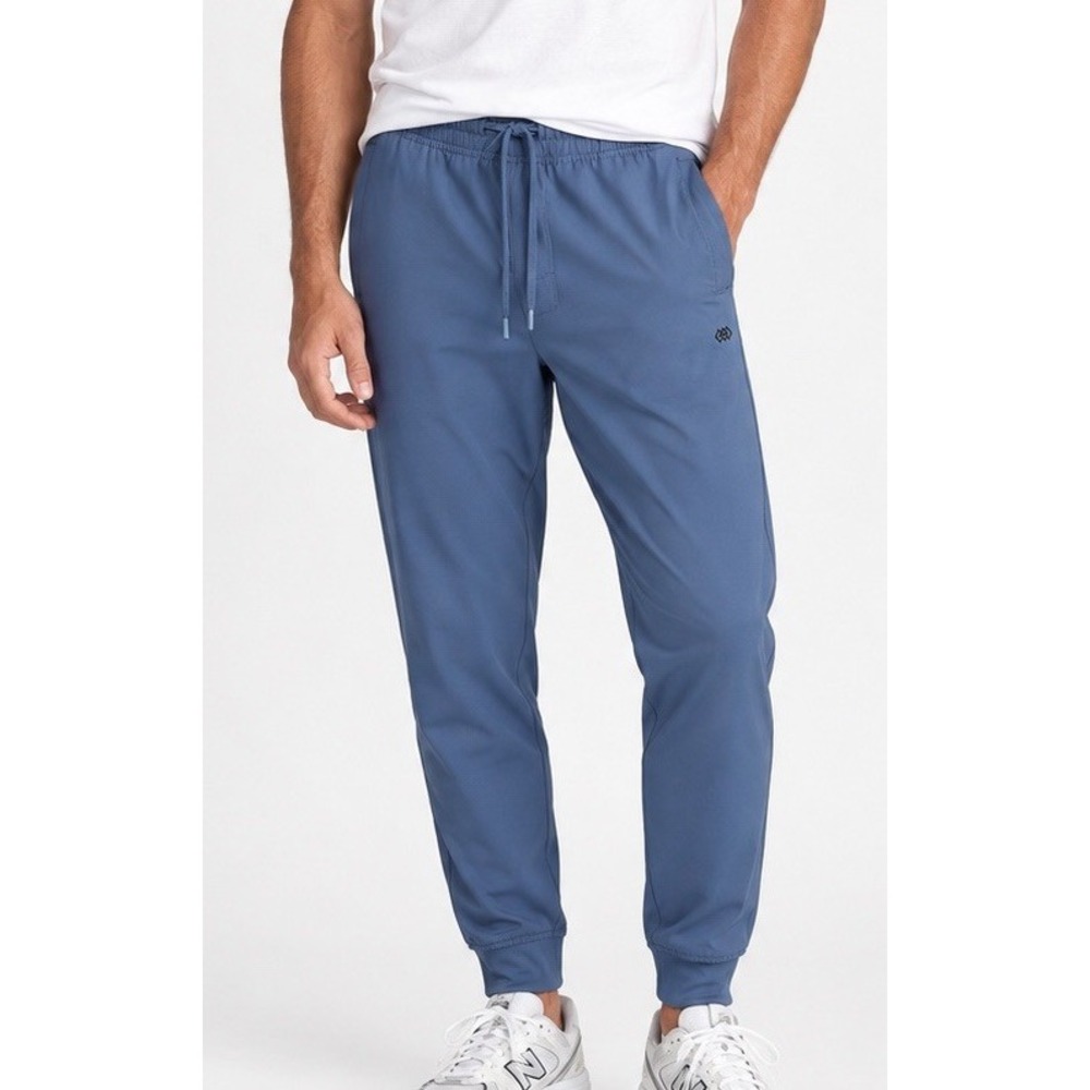 LEG3ND Mens Jogger Pants Medium Blue Athletic Performance Stretch Drawstring